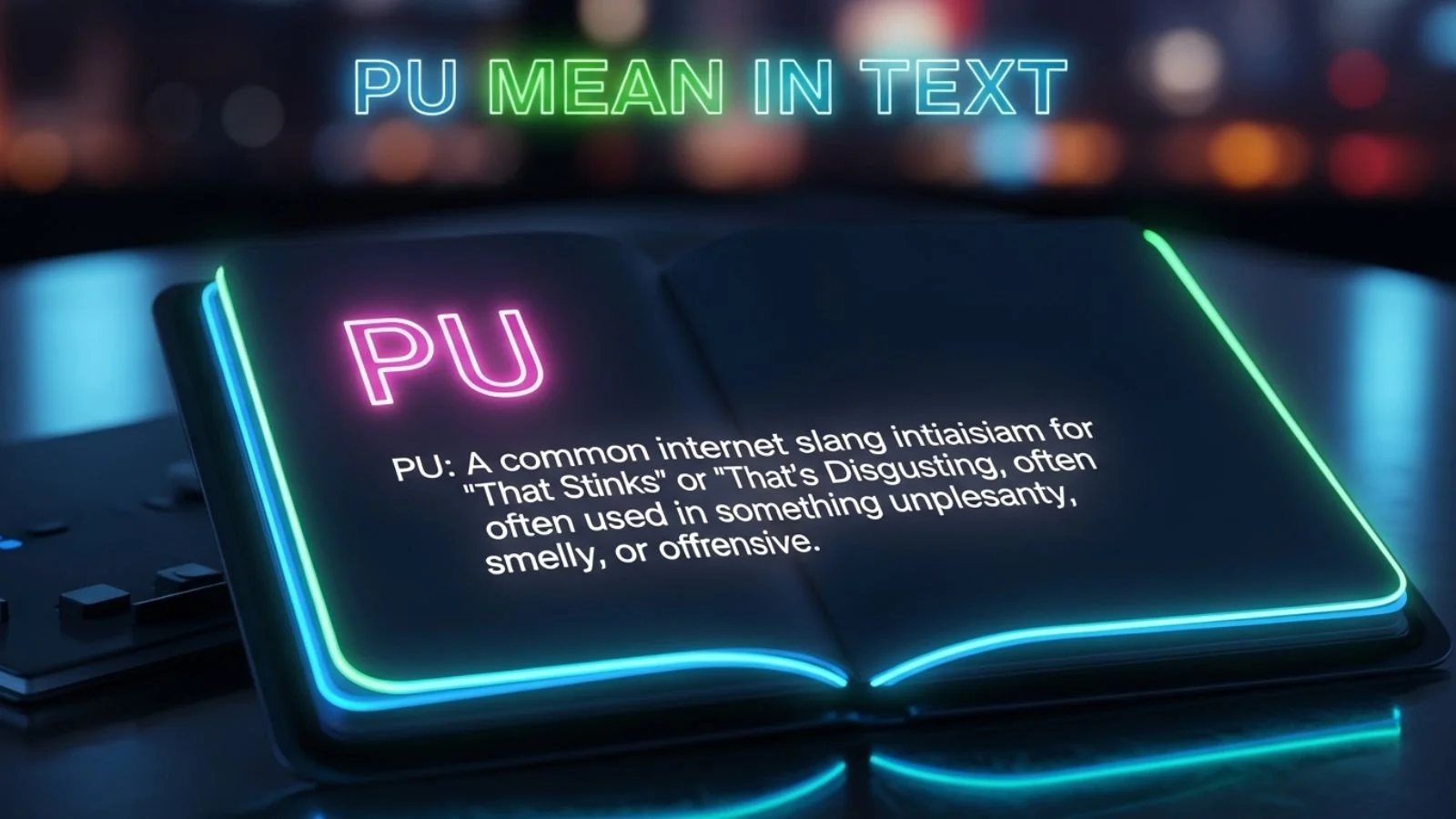 pu mean in text