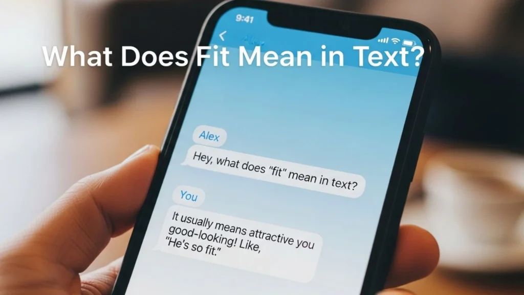 what does fit mean in text