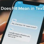 what does fit mean in text