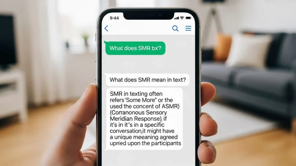 what does smr mean in text