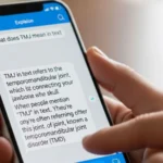 what does tmj mean in text