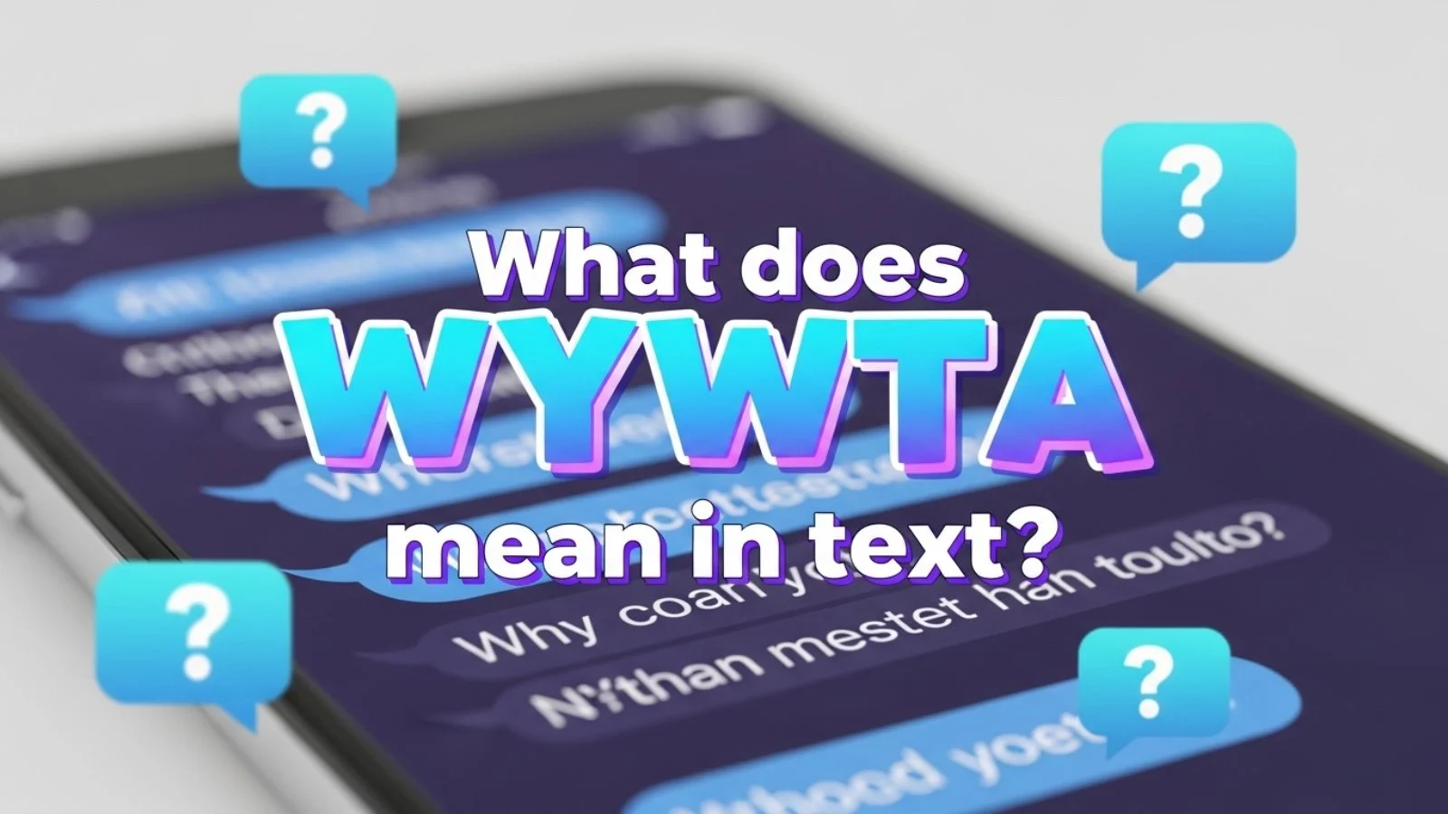 what does wywta mean in text