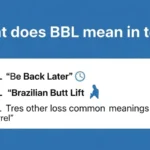 What Does BBL Mean in Text