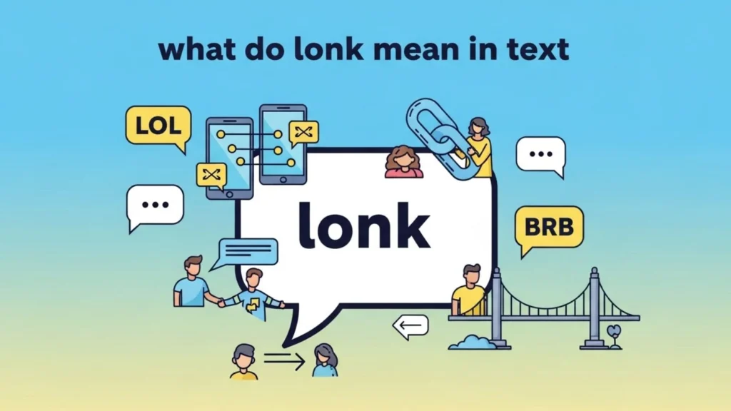 what do lonk mean in text