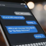 what do nrn mean in text