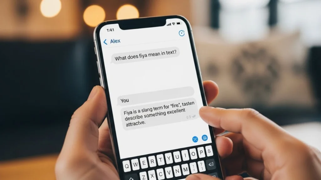 what does fiya mean in text