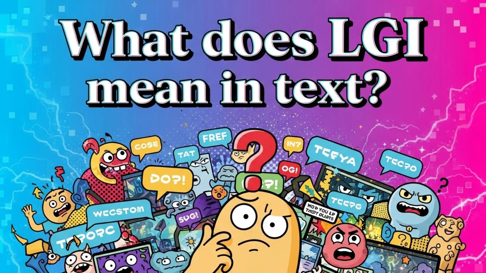 what does lgi mean in text