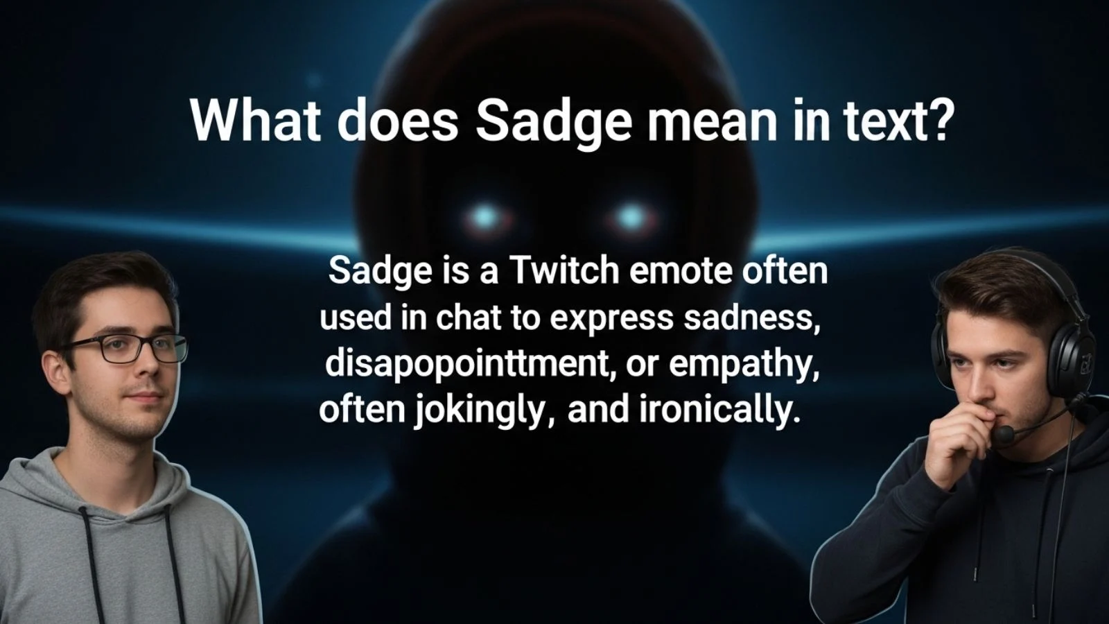 what does sadge mean in text