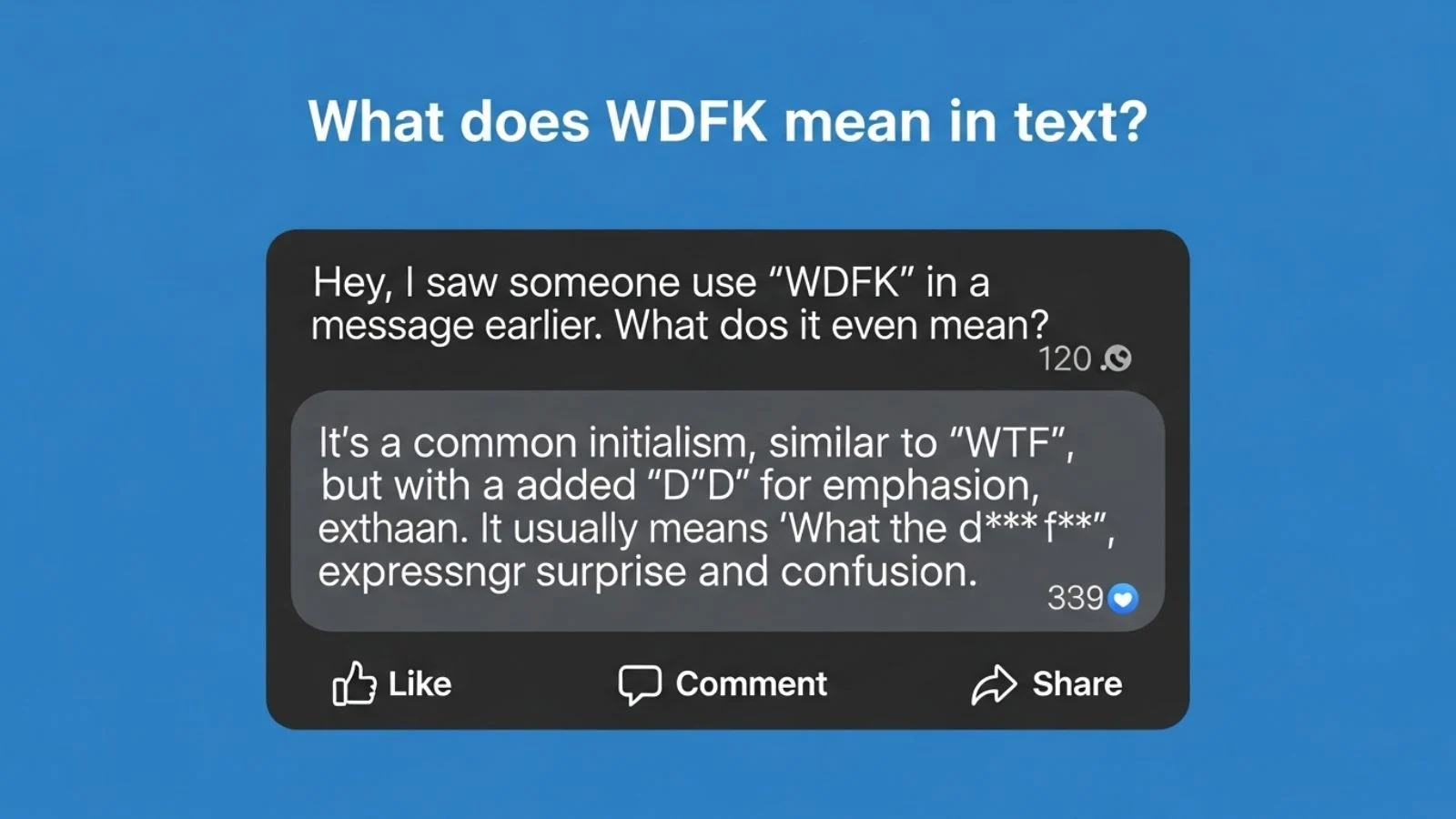what does wdfk mean in text