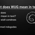 what does wug mean in text