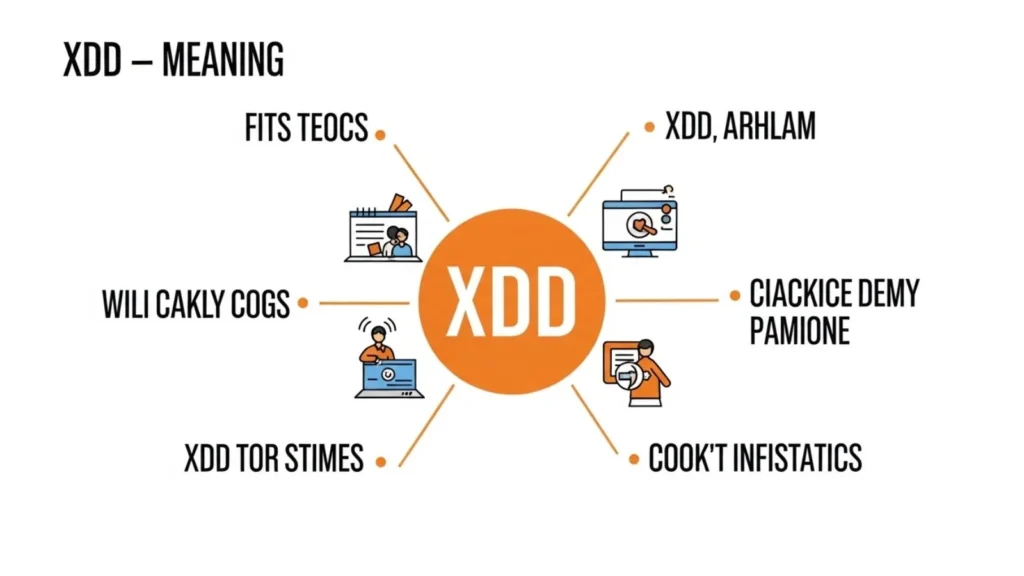 what does xdd mean in text