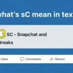 whats sc mean in text