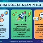 What Does UF Mean in Text