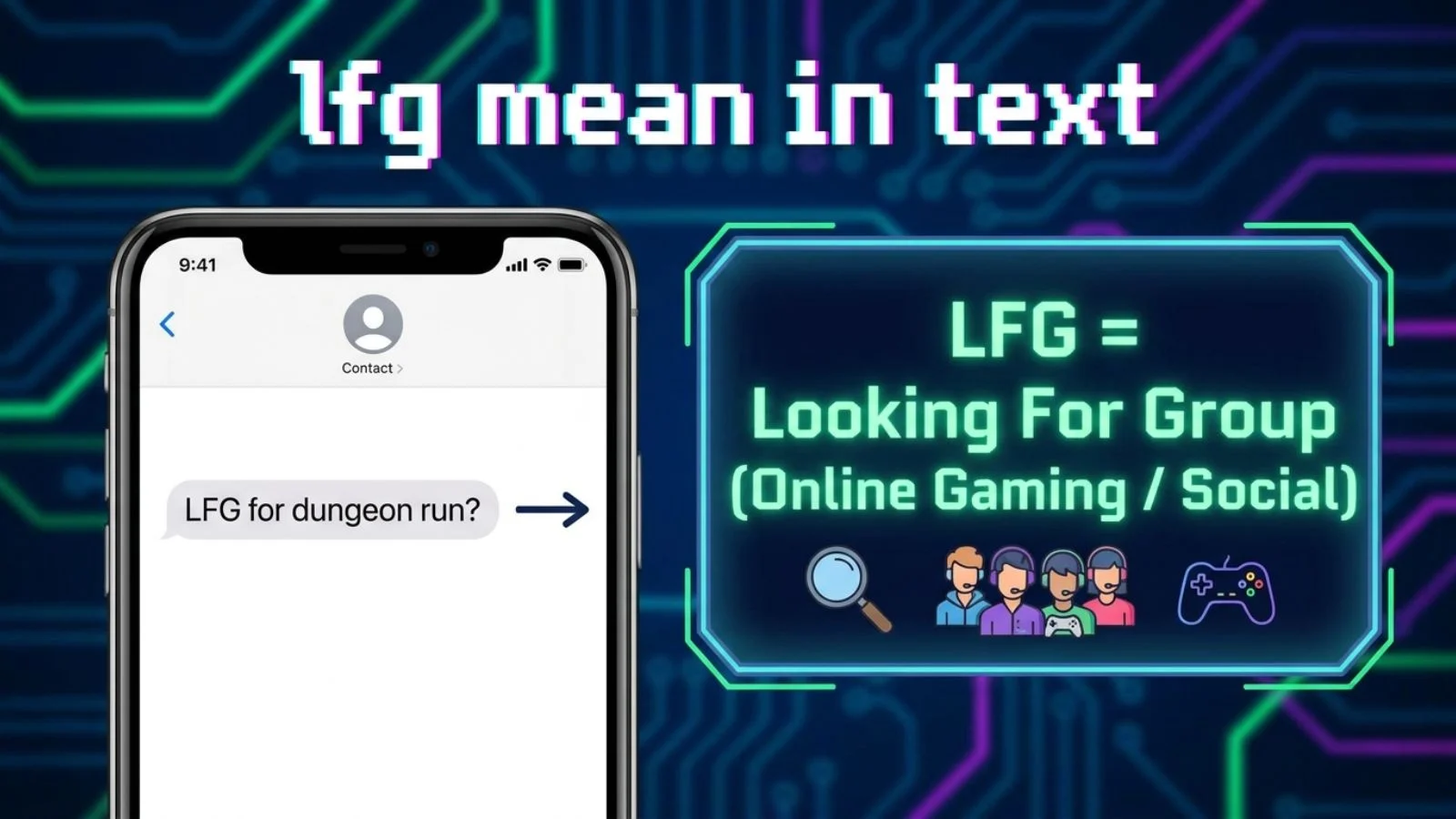 lfg mean in text