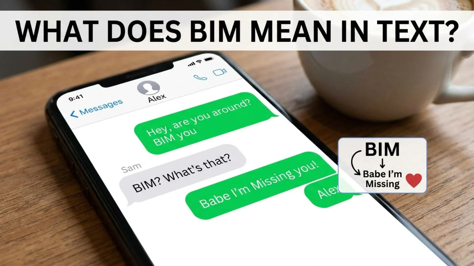 what does bim mean in text