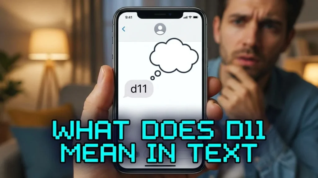 what does d11 mean in text