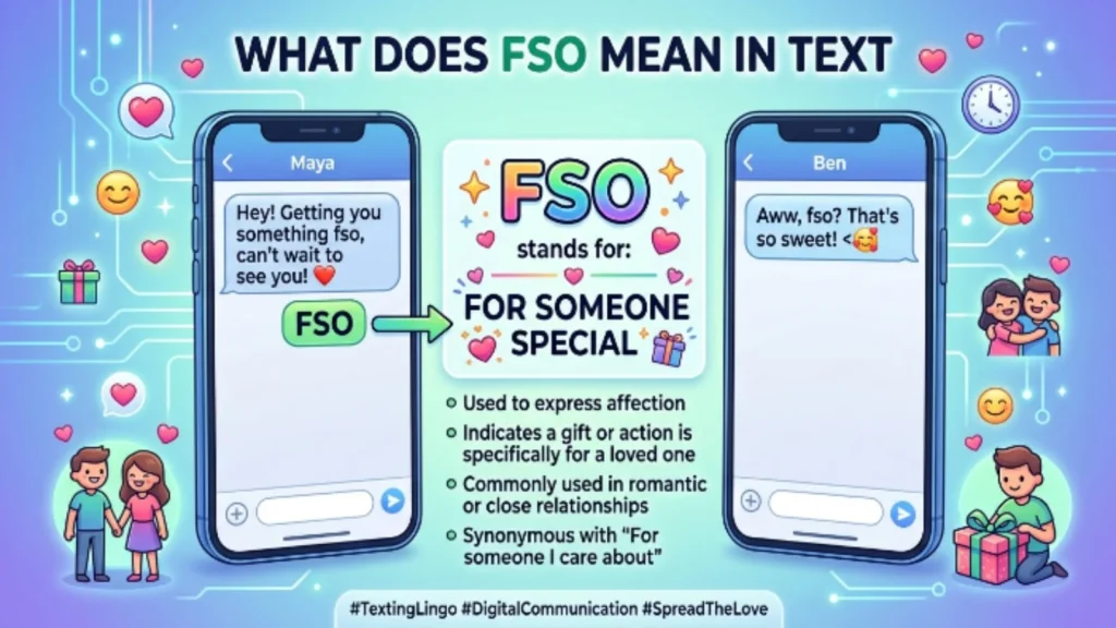 what does fso mean in text