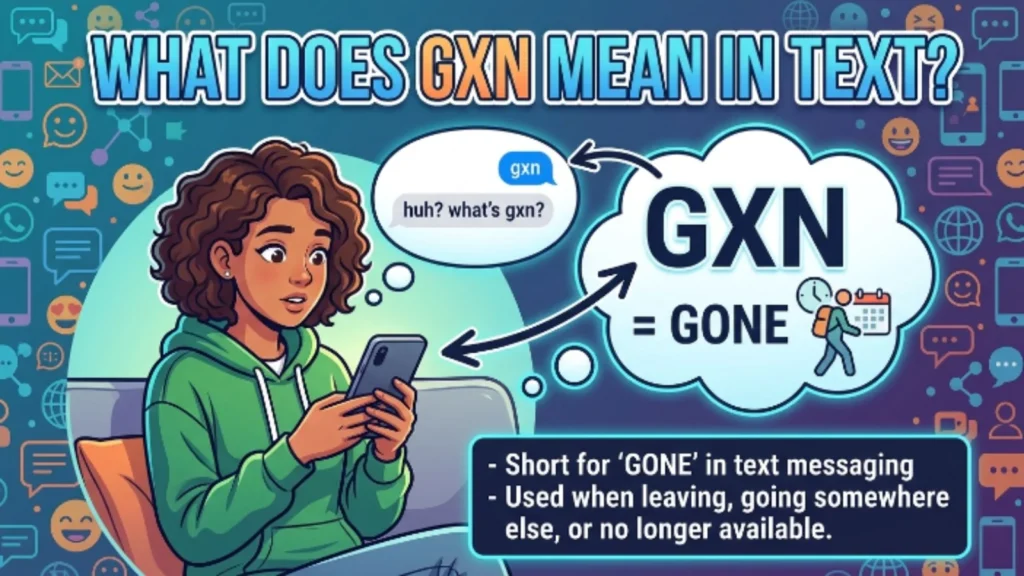 what does gxn mean in text
