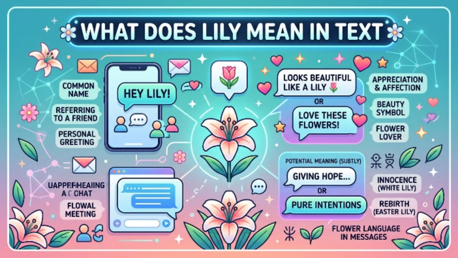 what does lily mean in text