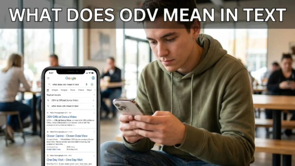 what does odv mean in text
