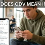 what does odv mean in text