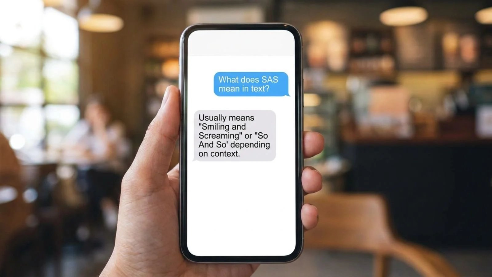 what does sas mean in text