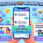 what does uht mean in text