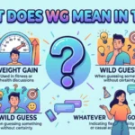 what does wg mean in text