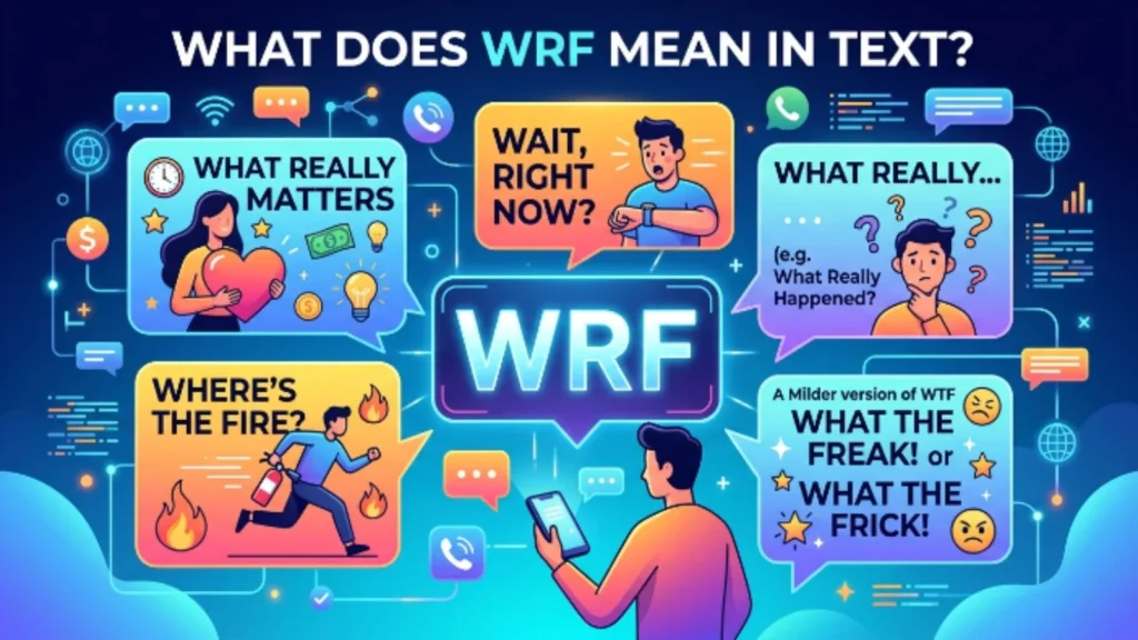what does wrf mean in text