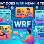 what does wrf mean in text
