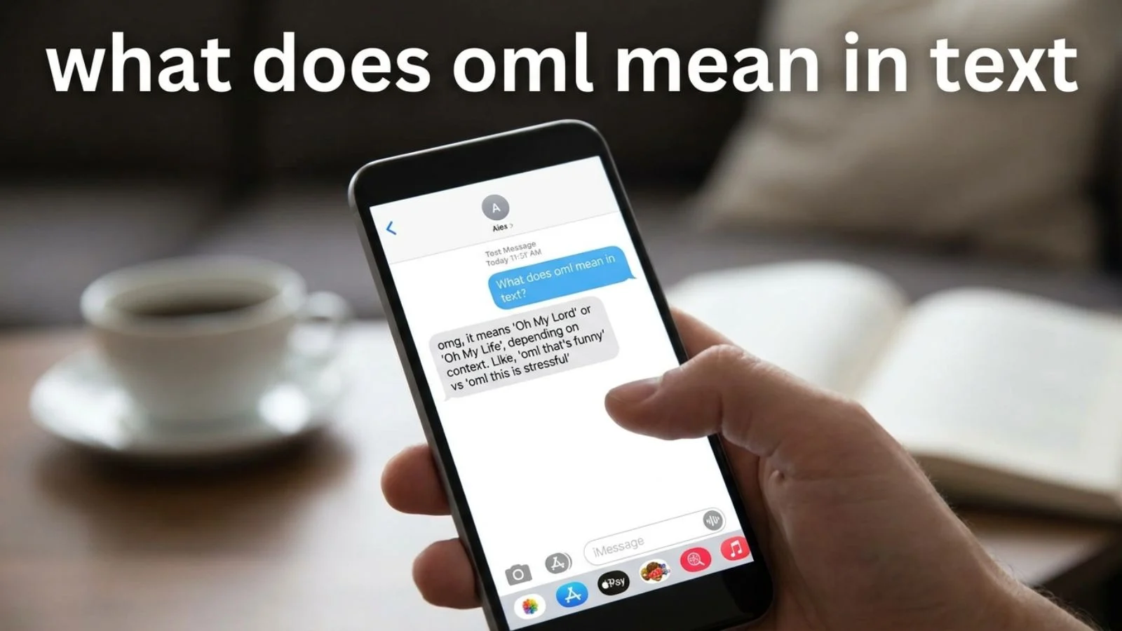 what dose oml mean in text