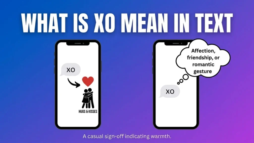 what is xo mean in text