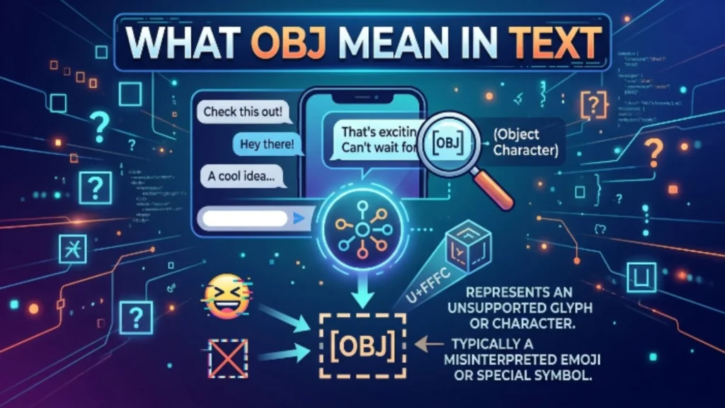 what obj mean in text