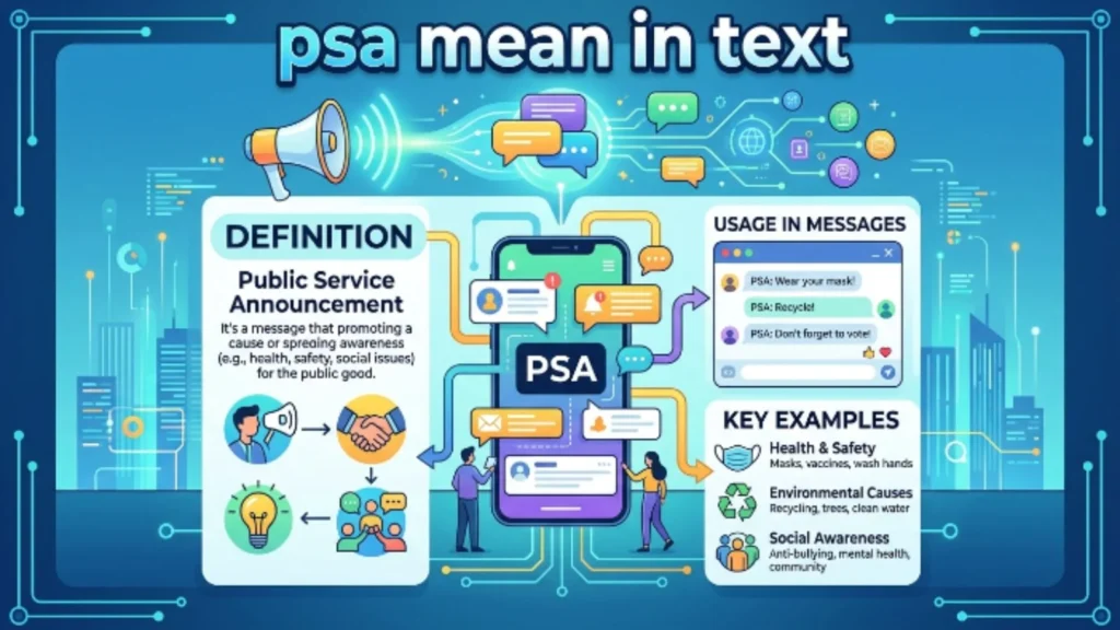 psa mean in text