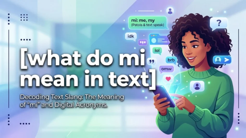 what do mi mean in text