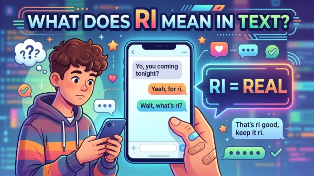 what do ri mean in text