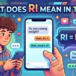 what do ri mean in text