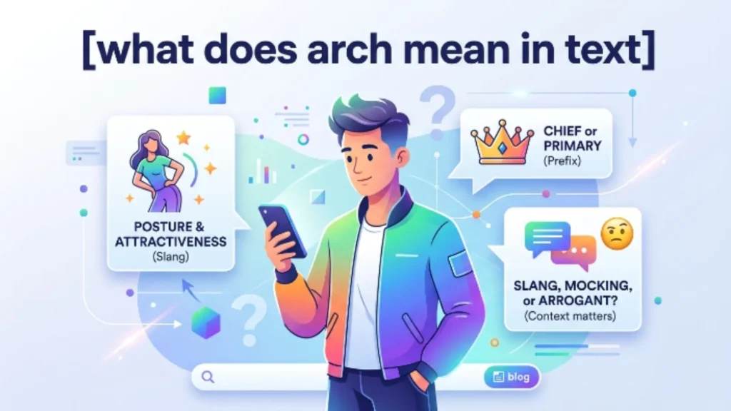 what Does Arch Mean in Text