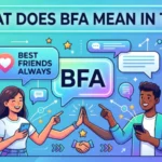 what does bfa mean in text