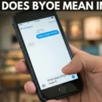 what does byoe mean in text
