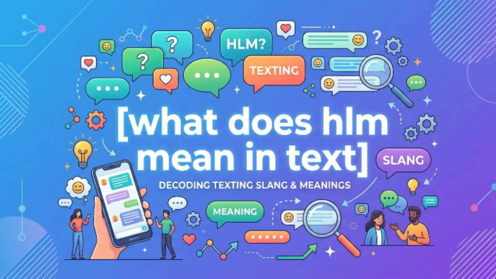 what does hlm mean in text