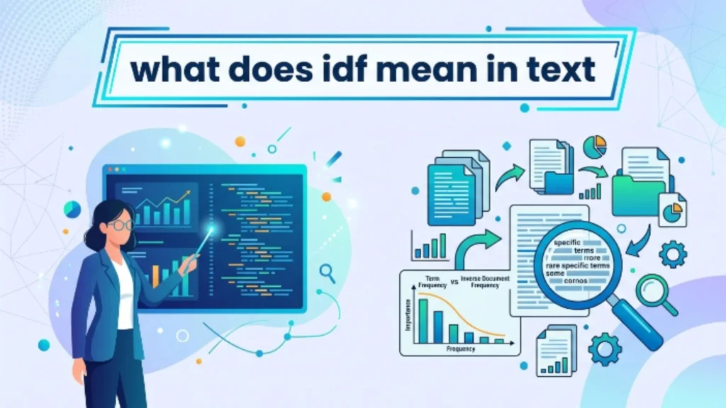 what does idf mean in text