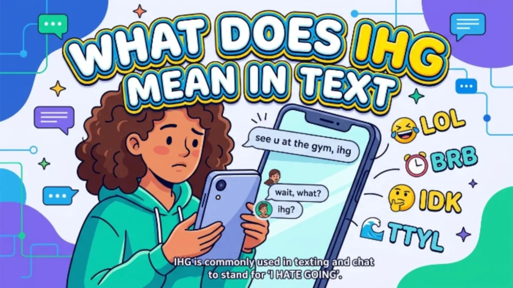 what does ihg mean in text