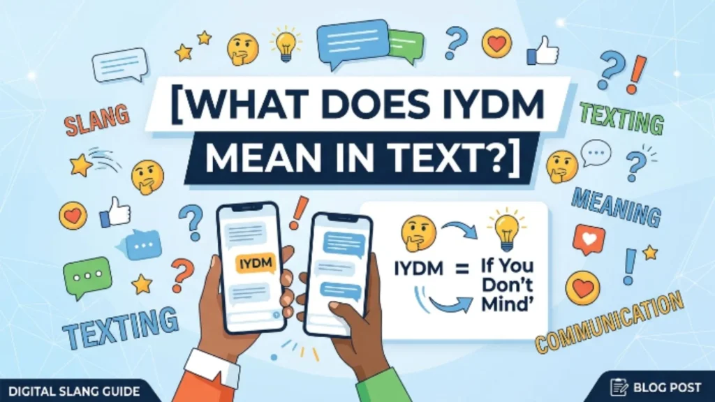 what does iydm mean in text