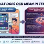 what does ocd mean in text
