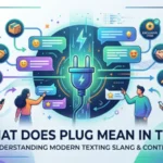 what does plug mean in text