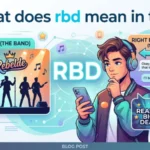 what does rbd mean in text