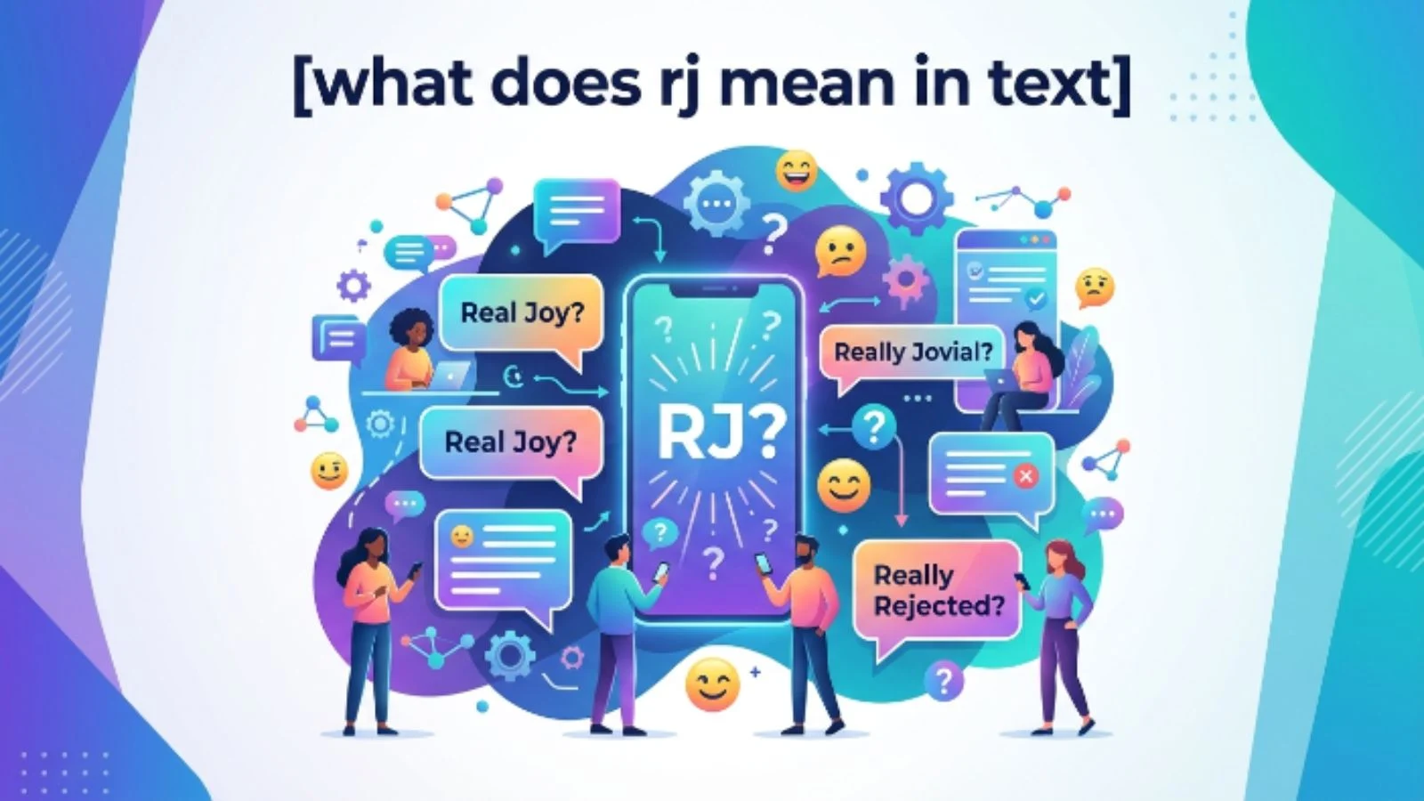 what does rj mean in text