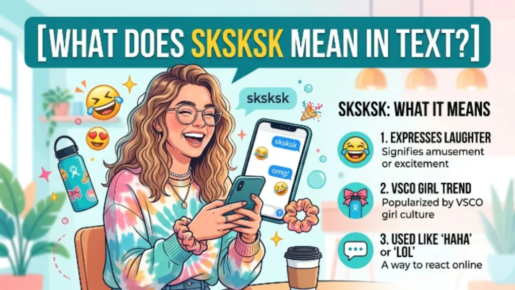 what does sksksk mean in text