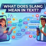 what does slang mean in text